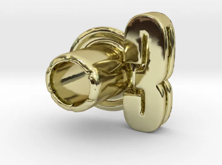 (3) Round 3D Eyelet 3/16 Inch Left Hole