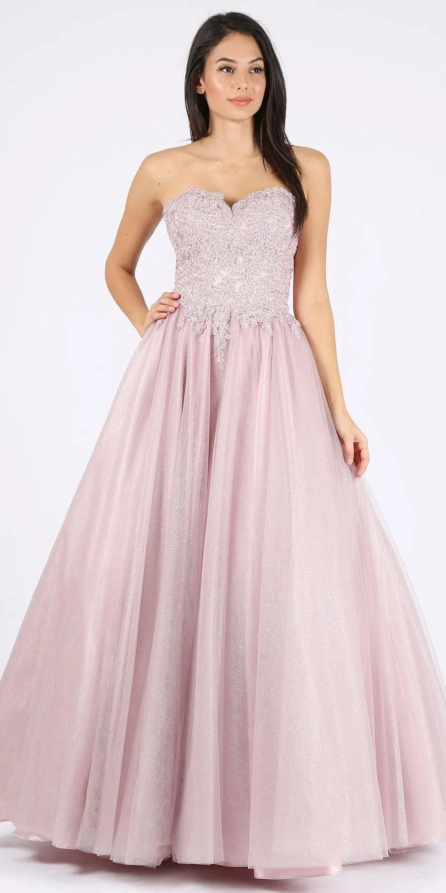 Eureka 9898 Prom Ball Gown Strapless