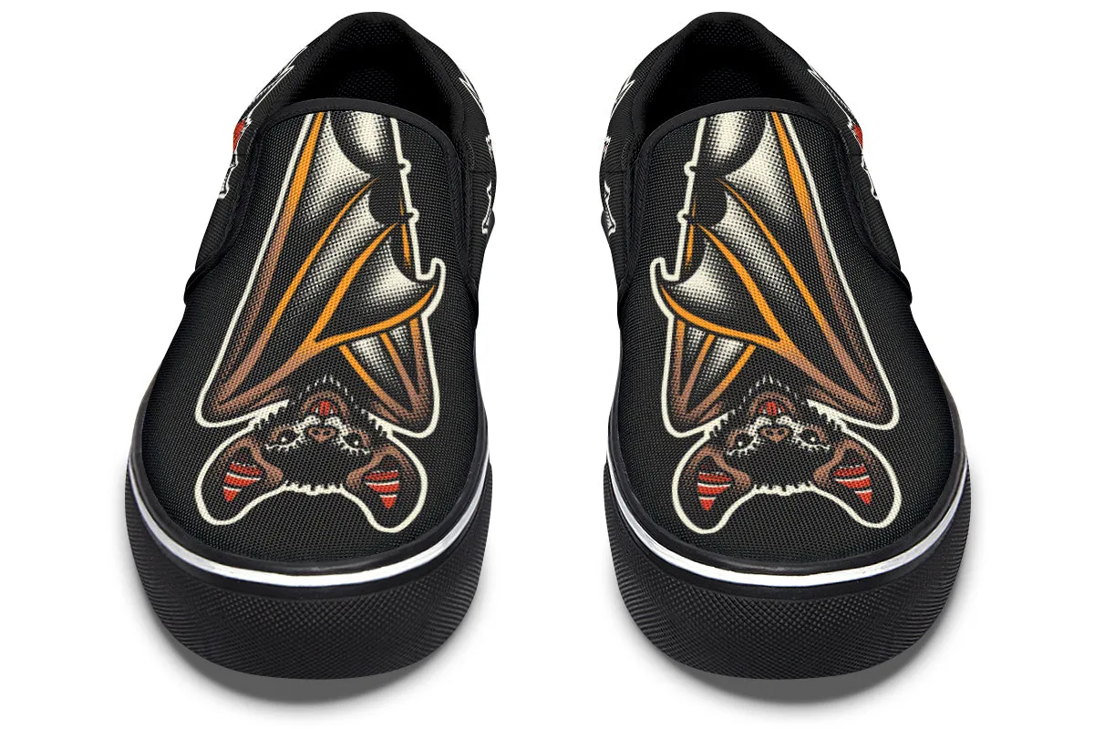 Hanging Bats Slip On Shoes