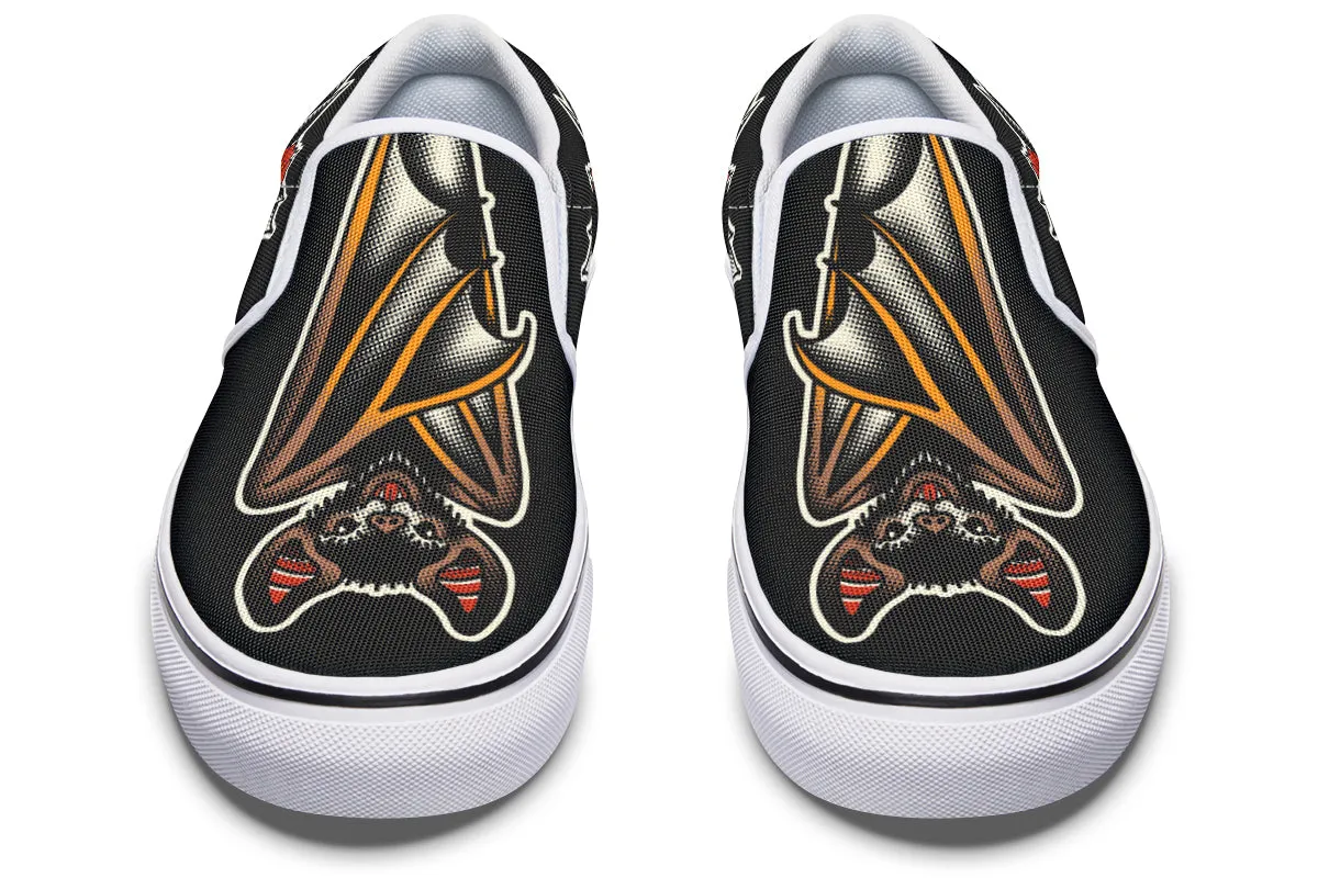 Hanging Bats Slip On Shoes