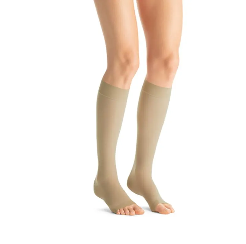PR/1 JOBST ULTRASHEER WOMEN, KNEE HIGH, 15-20MMHG, LG, NATURAL, OPEN TOE