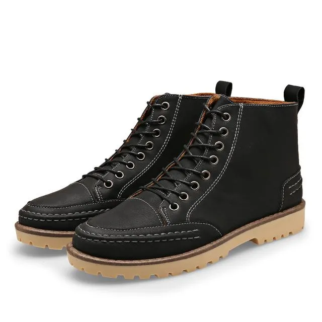 The Timsnow Tan Leather Shoes.