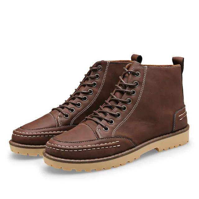 The Timsnow Tan Leather Shoes.