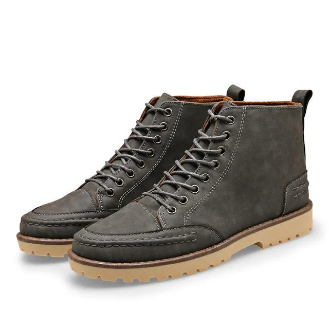 The Timsnow Tan Leather Shoes.