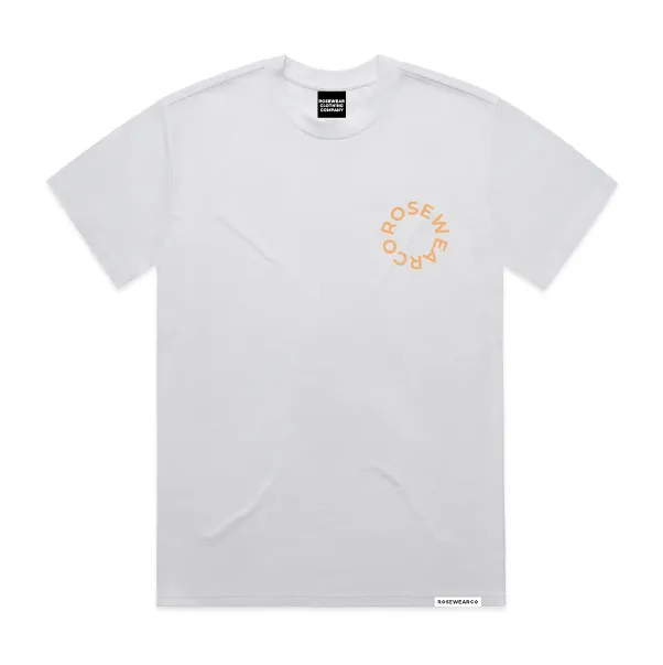 WHITE & GOLD CIRCLE TEE